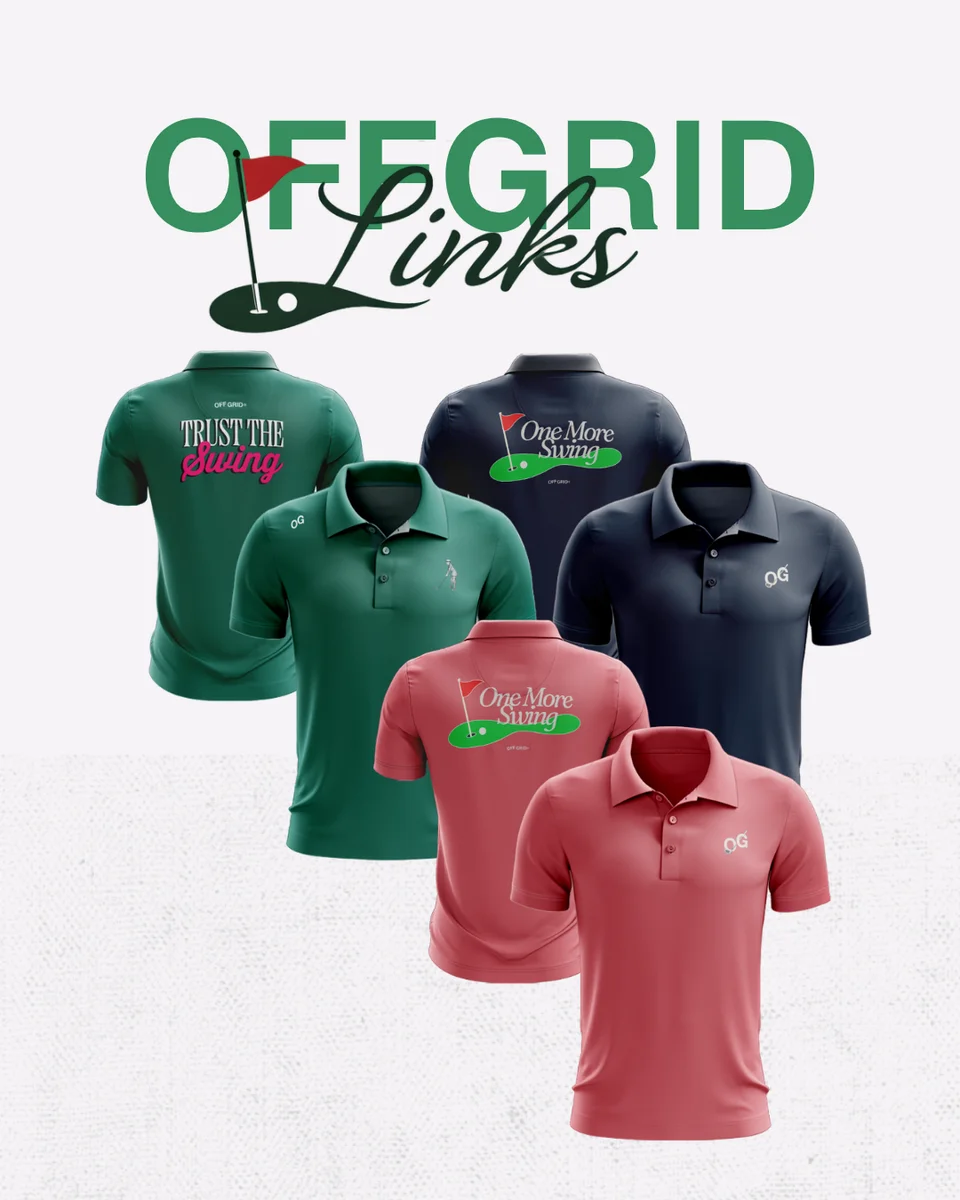 OFF GRID LIFESTYLE — LINKS GOLF POLO