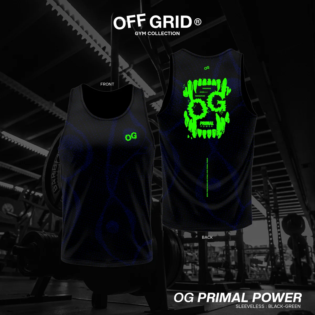 OG PRIMAL POWER — SLEEVELESS TANK